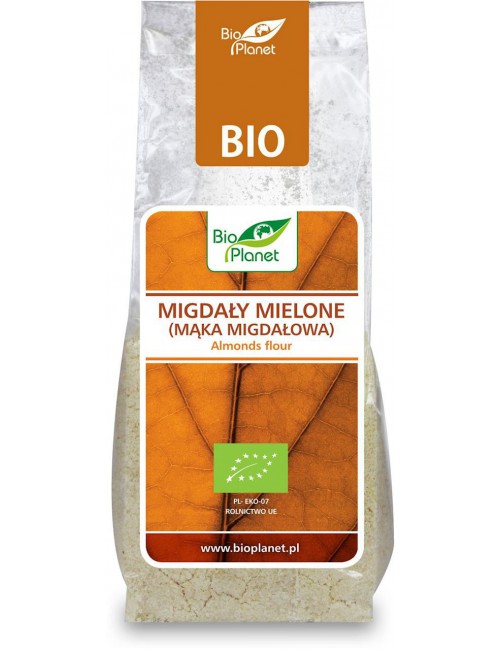 Mąka migdałowa (migdały mielone) EKO 100g Bio Planet