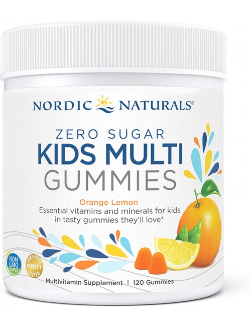 Żelki witaminowe multi kids bez cukru 120szt Nordic Naturals