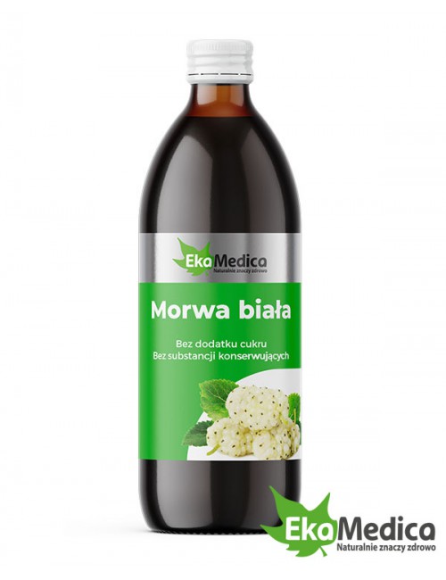 Morwa biała sok 0,5l EkaMedica