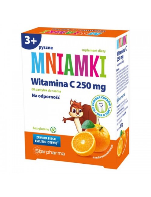 Mniamki Witamina C 250mg 60 pastylek