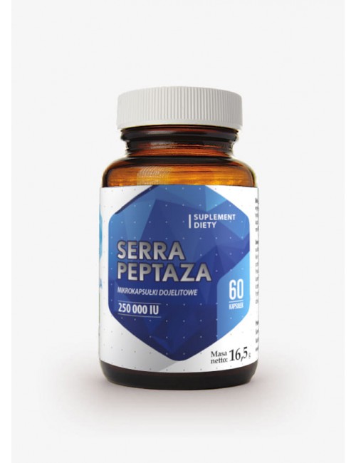 Serrapeptaza Enzym 250 000 SPU 60kaps Hepatica