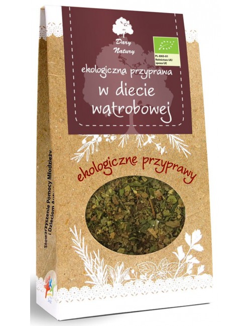 Przyprawa w diecie wątrobowej EKO 40g Dary Natury