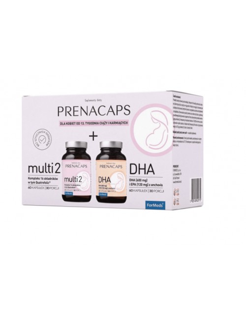 Prenacaps Multi 2 + DHA 2x60kaps ForMeds