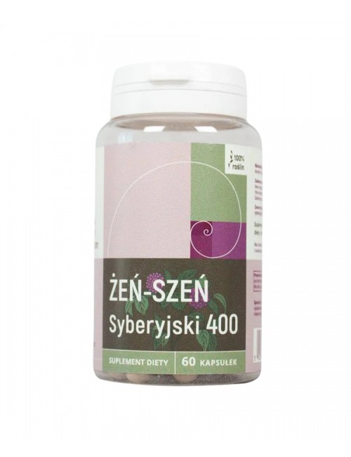 Żeń-szeń syberyjski 400mg 60kaps Nanga