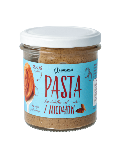 Pasta migdałowa 100% 300g KruKam