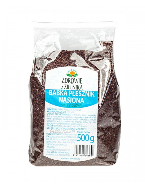 Babka płesznik nasiona 500g Natura Wita