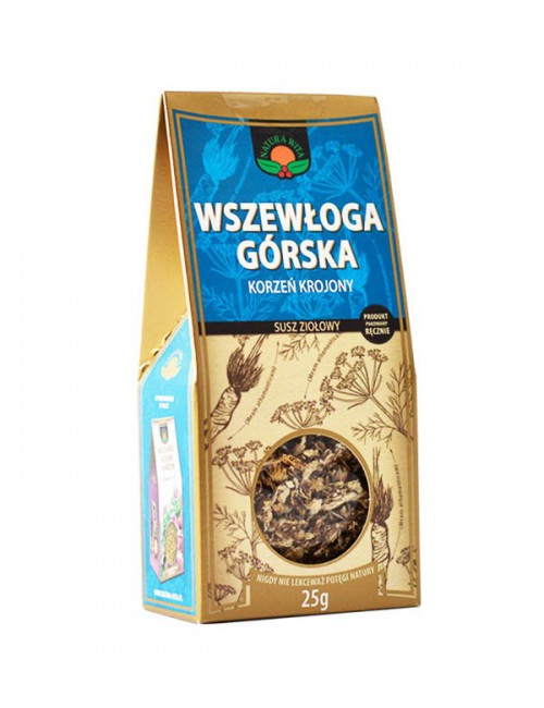 Wszewłoga górska korzeń krojony 25g Natura Wita