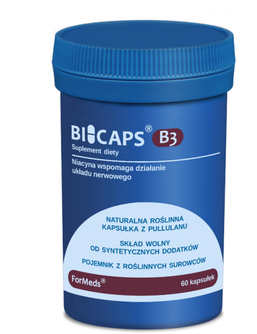 Witamina B3 (niacyna) 500mg 60kaps Bicaps