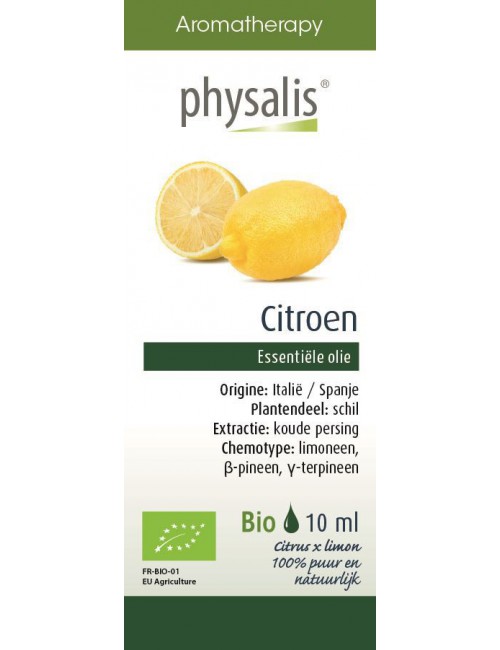 Olejek eteryczny cytryna zwyczajna (Citroen) BIO 10ml Physalis