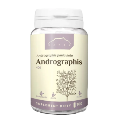 Andrographis paniculata 10% ekstrakt 400mg 100kaps Nanga