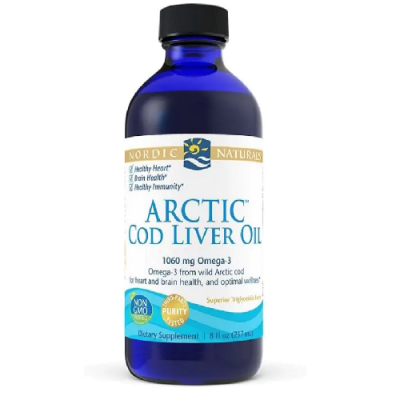 Arctic cod liver oil (tran z dorsza) 1060mg Unflavored 237ml Nordic Naturals