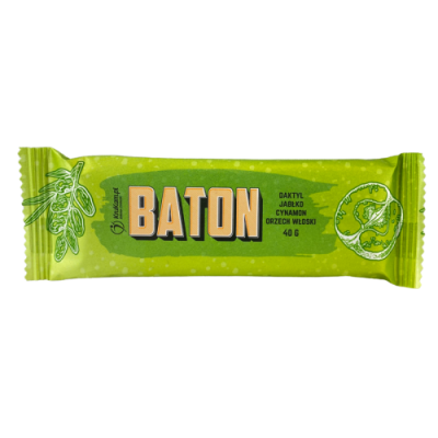 Baton (daktyl, jabłko, cynamon, orzech włoski) 40g KruKam