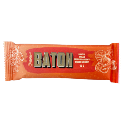 Baton (daktyl, kakao, orzech laskowy, ziemny) 40g KruKam