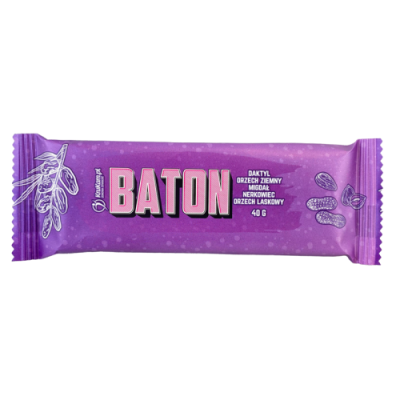 Baton (daktyl, o.ziemny, migdał, nerkowiec, o. laskowy) 40g KruKam