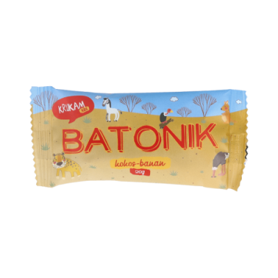 Batonik daktylowy kokos-truskawka 20g KruKam