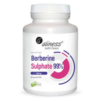 Berberyna 99% 400mg 60kaps Aliness