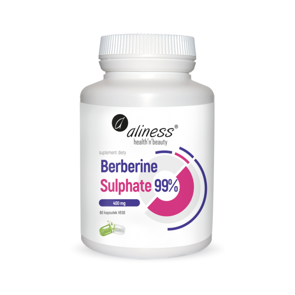 Berberyna 99% 400mg 60kaps Aliness