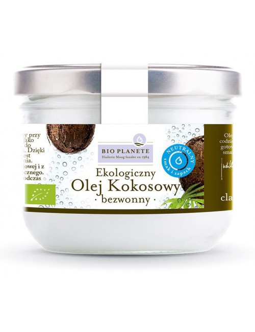 OLEJ KOKOSOWY BEZWONNY BIO 400 ml - BIO PLANETE