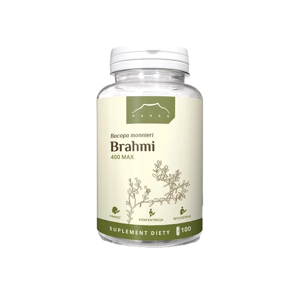 Brahmi (Bacopa monnieri) 400mg 100kaps Nanga