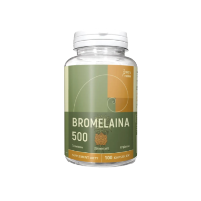 Bromelaina (ekstrakt z ananasa) 500mg 100kaps Nanga