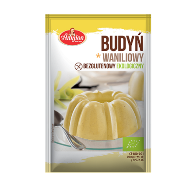 Budyń waniliowy bezglutenowy BIO 40g Amylon