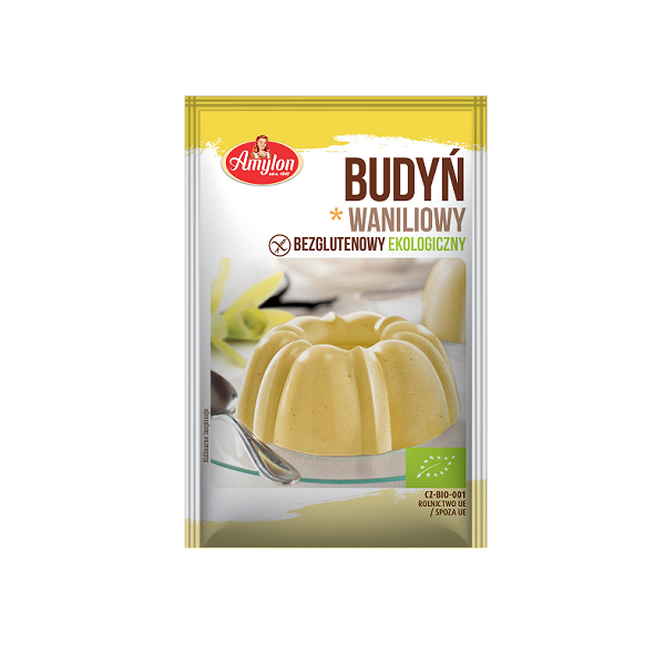 Budyń waniliowy bezglutenowy BIO 40g Amylon