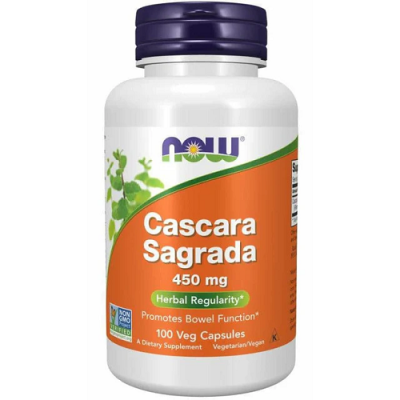 Cascara Sagrada (szakłak) 450mg 100kaps Now Foods