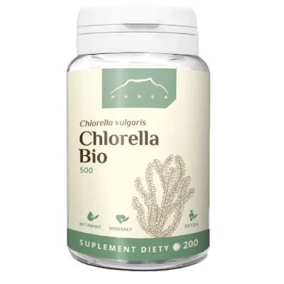 Chlorella w tabletkach 500mg 200tabl Nanga