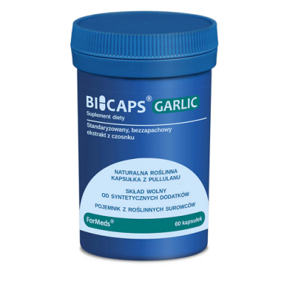 Czosnek (ekstrakt bezzapachowy) 100mg 60kaps Bicaps