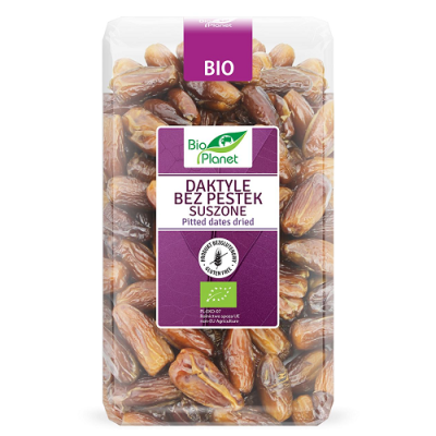 Daktyle bez pestek suszone bezglutenowe BIO 1kg Bio Planet