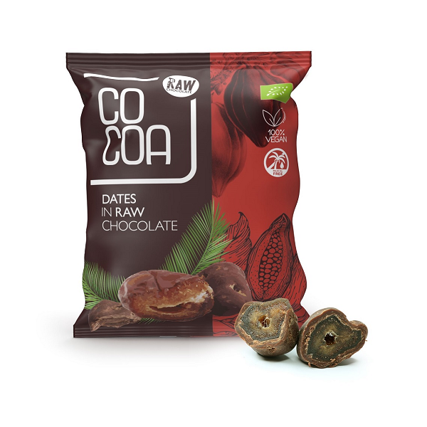 Daktyle w surowej czekoladzie BIO 70g Cocoa