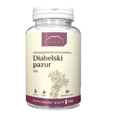 Diabelski pazur (czarci pazur) 600mg 100kaps Nanga