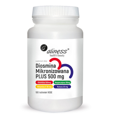 Diosmina mikronizowana PLUS 500mg 100tabl Aliness