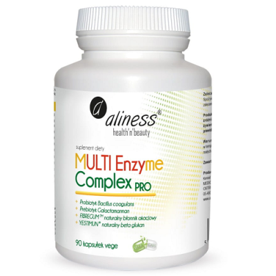 Enzymy trawienne MULTI Enzyme Complex PRO 90kaps Aliness