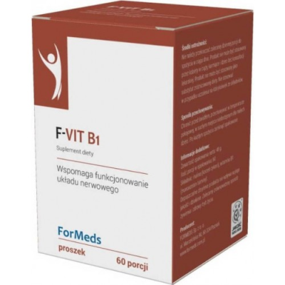 F-VIT B1 Witamina B1 Tiamina 50mg 60 porcji 48g ForMeds