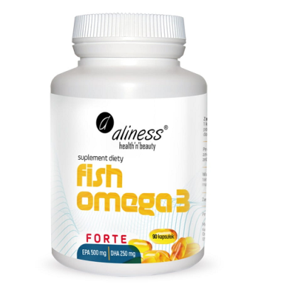 Fish Omega 3 Forte EPA500mg DHA 250mg 90kaps Aliness