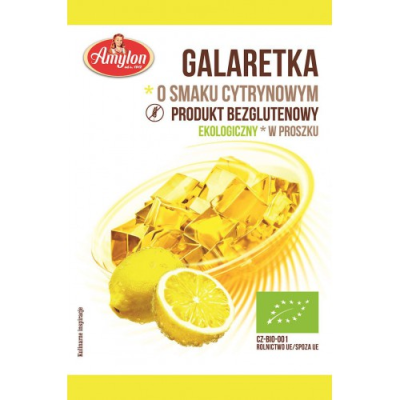 Galaretka o smaku cytrynowym bez glutenu 40g  Amylon