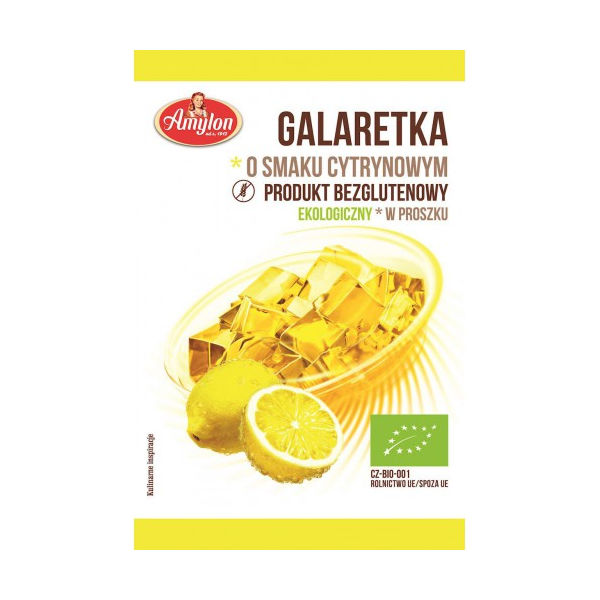 Galaretka o smaku cytrynowym bez glutenu 40g  Amylon