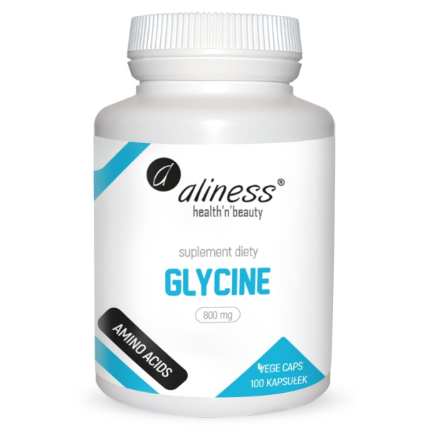 Glycine (glicyna) 800mg 100kaps Aliness