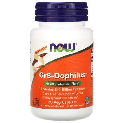 GR8 Dophilus 60kaps Now Foods