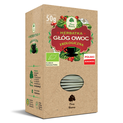 Głóg owoc EKO (25x2g) Dary Natury