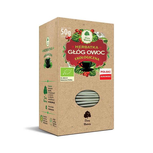 Głóg owoc EKO (25x2g) Dary Natury