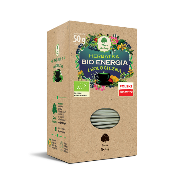 Herbatka Bio Energia EKO (25x2g) Dary Natury