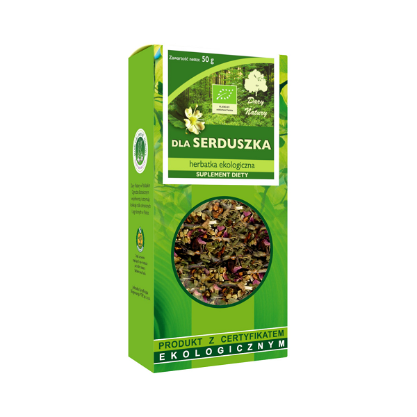 Herbatka Dla serduszka EKO 50g Dary Natury