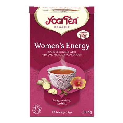 HERBATKA DLA KOBIET - ENERGIA (WOMEN'S ENERGY) BIO (17 x 1,8 g) 30,6 g - YOGI TEA