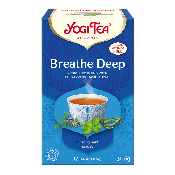 HERBATKA GŁĘBOKI ODDECH (BREATHE DEEP) BIO (17 x 1,8 g) 30,6 g - YOGI TEA