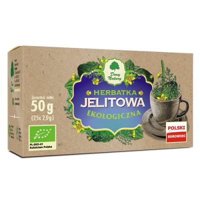 Herbatka Jelitowa EKO (25x2g) Dary Natury