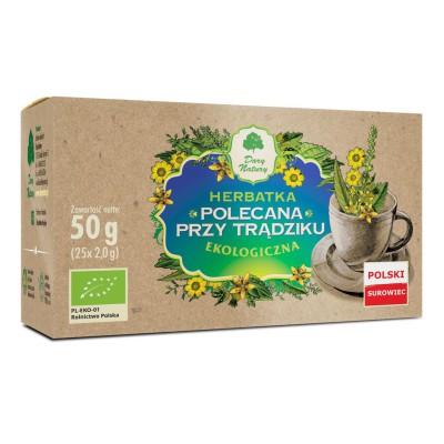 Herbatka Polecana przy trądziku EKO (25x2g) Dary Natury