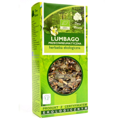 Herbatka Przeciwreumatyczna Lumbago EKO 50g Dary Natury