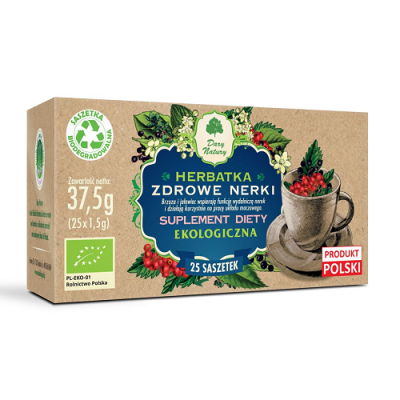 Herbatka Zdrowe nerki EKO (25x1,5g) Dary Natury